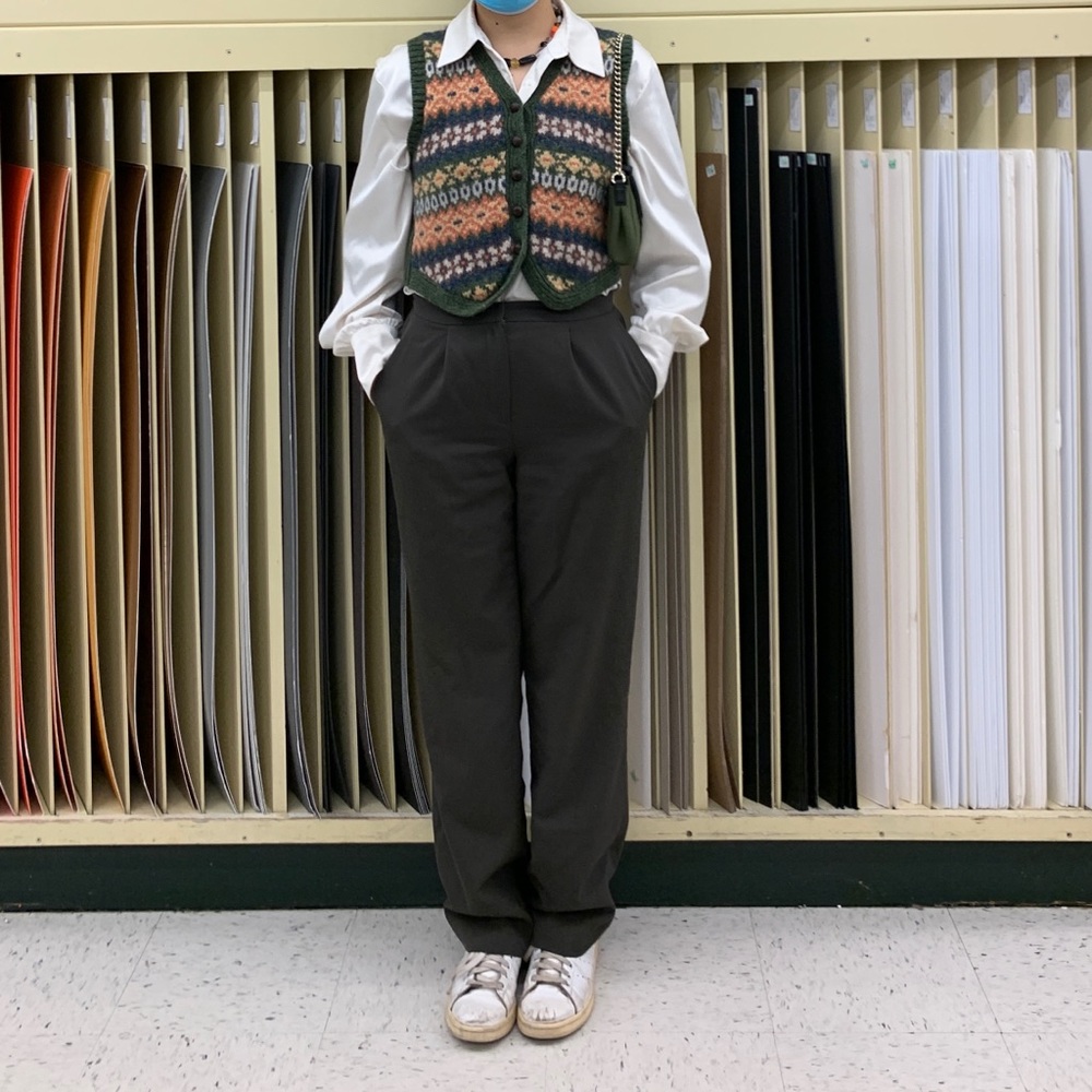Cute green sweater vest